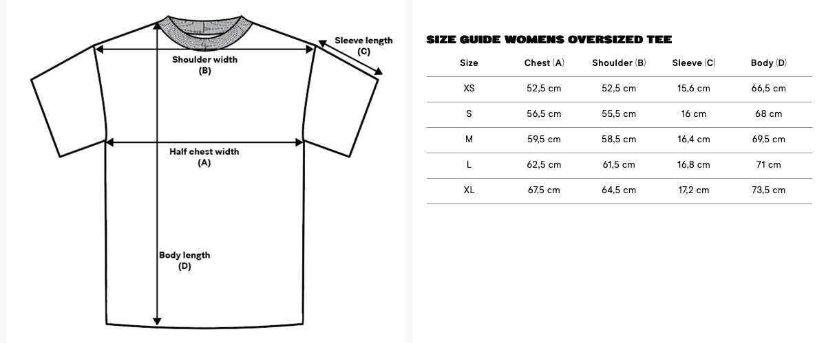 Ladies Oversized Tee